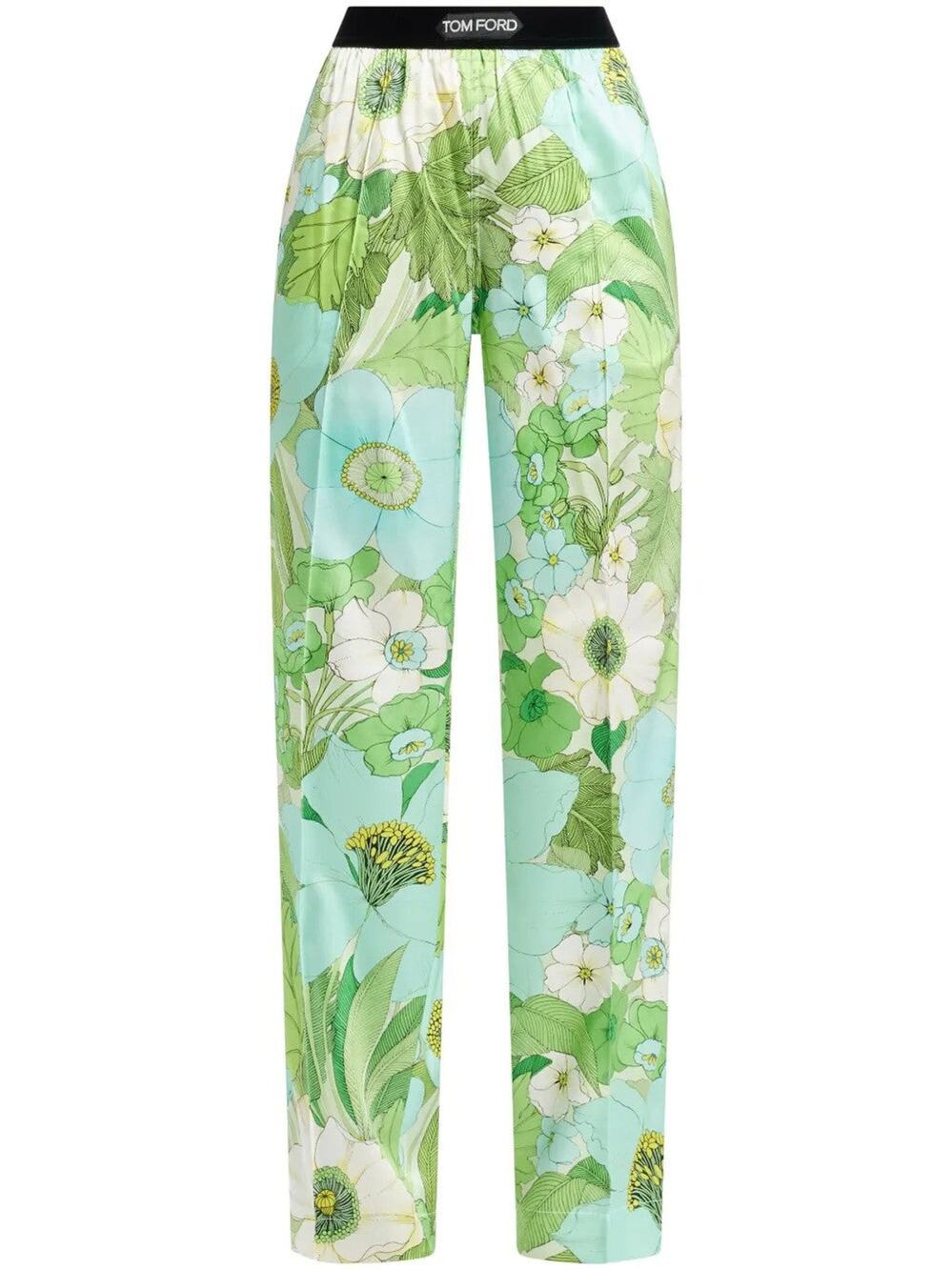 Tom Ford Floral-Print Silk-Blend Satin Pyjama Pants - XXS